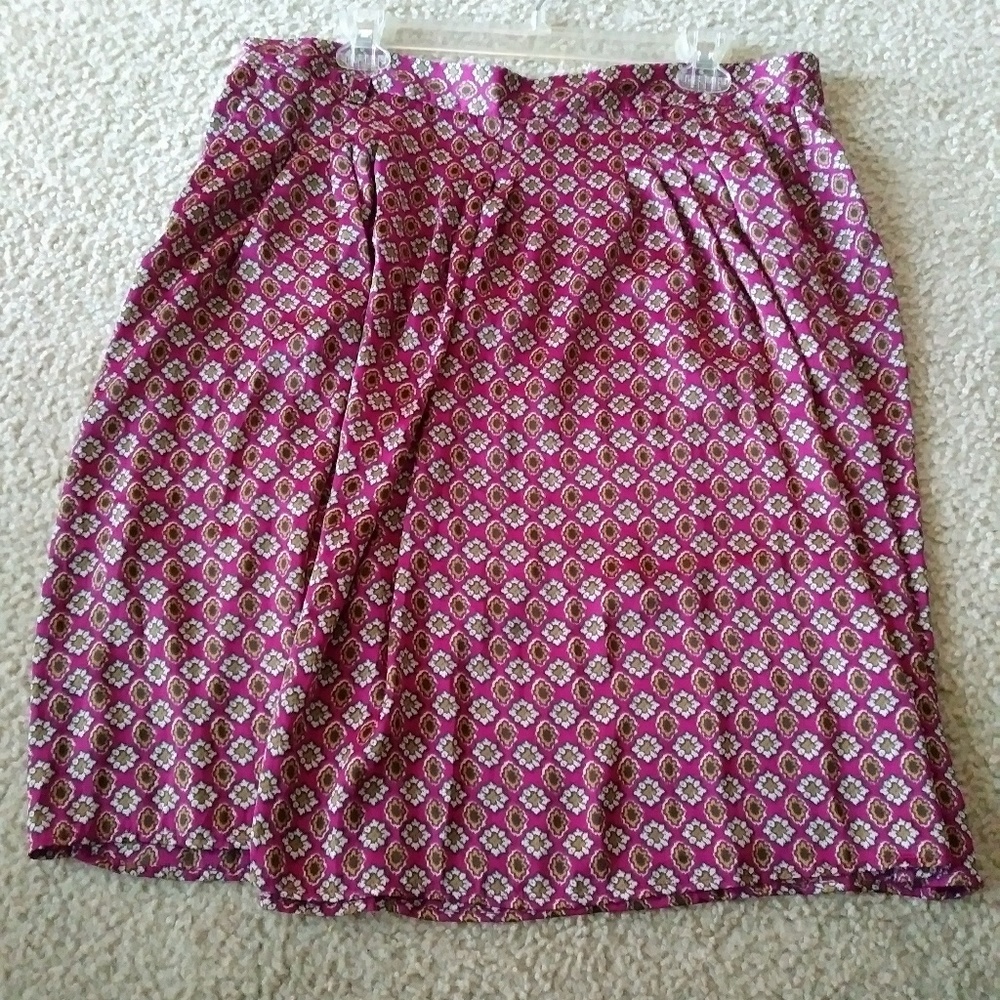 Sunset Road Print Round Skirt